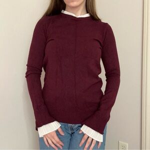 Burgundy Sweater